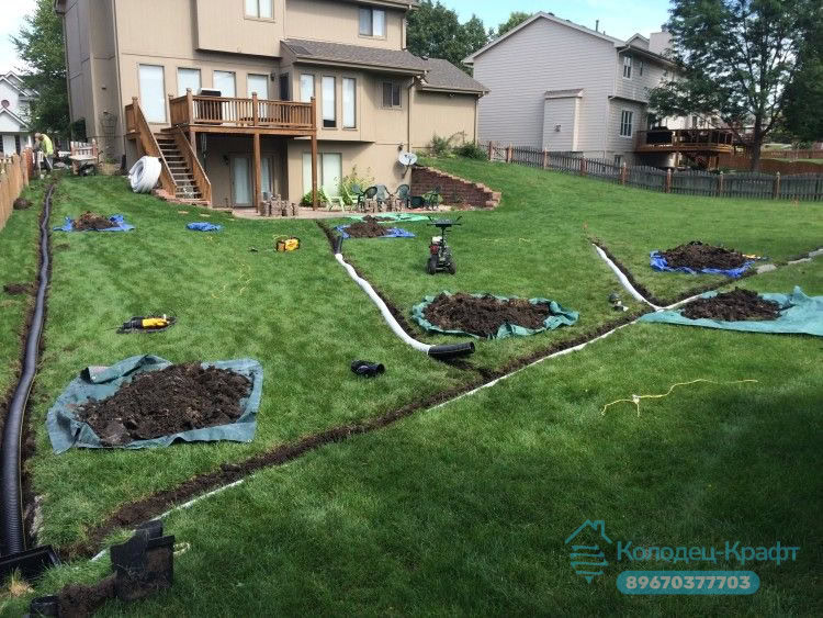 Уклон дренажа